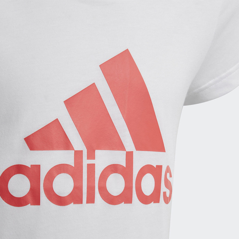 Adidas阿迪达斯 2020新款女大童休闲运动短袖T恤 FM6509