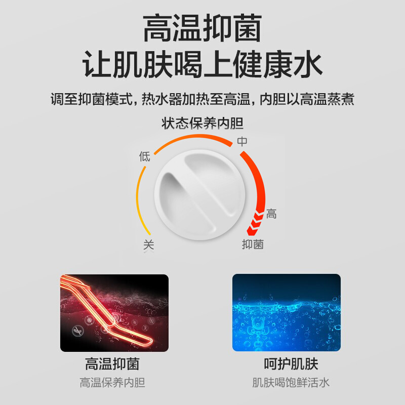 万和 二级能效 热水器电热水器50升电热水器 电热水器速热 热水器储水式电热水器自营热水器50L E50-Q1W1高清大图