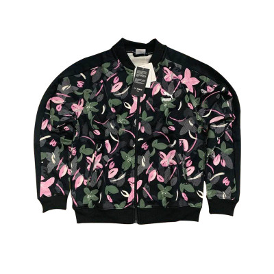 99元包邮  彪马（Puma）女士立领碎花开衫运动卫衣外套57762201