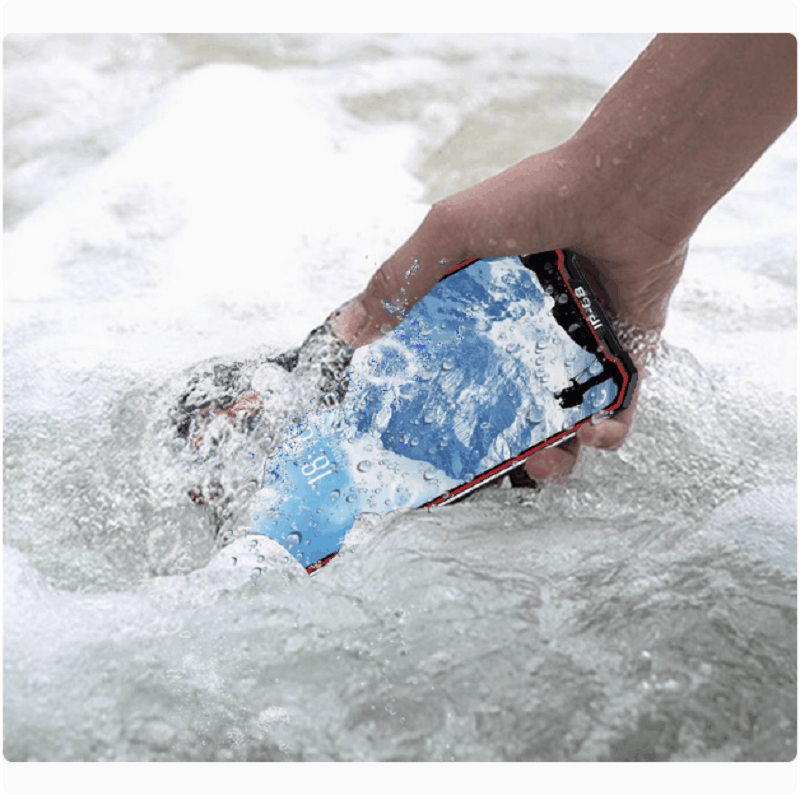 捷语 GOFLY 红鲨Pro 8+256G 户外三防智能手机5G防摔防水GPS卫星定位OTG超长待机NFC对讲拍照游戏定制快递员外卖员老人机图片