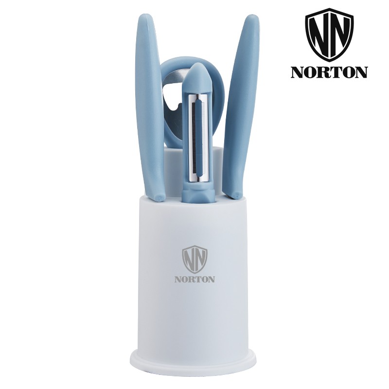 诺顿(NORTON) 5GKS005 水果刀+面包刀+削皮刀+开瓶器+收纳底座 卡斯厨房小帮手5件套高清大图