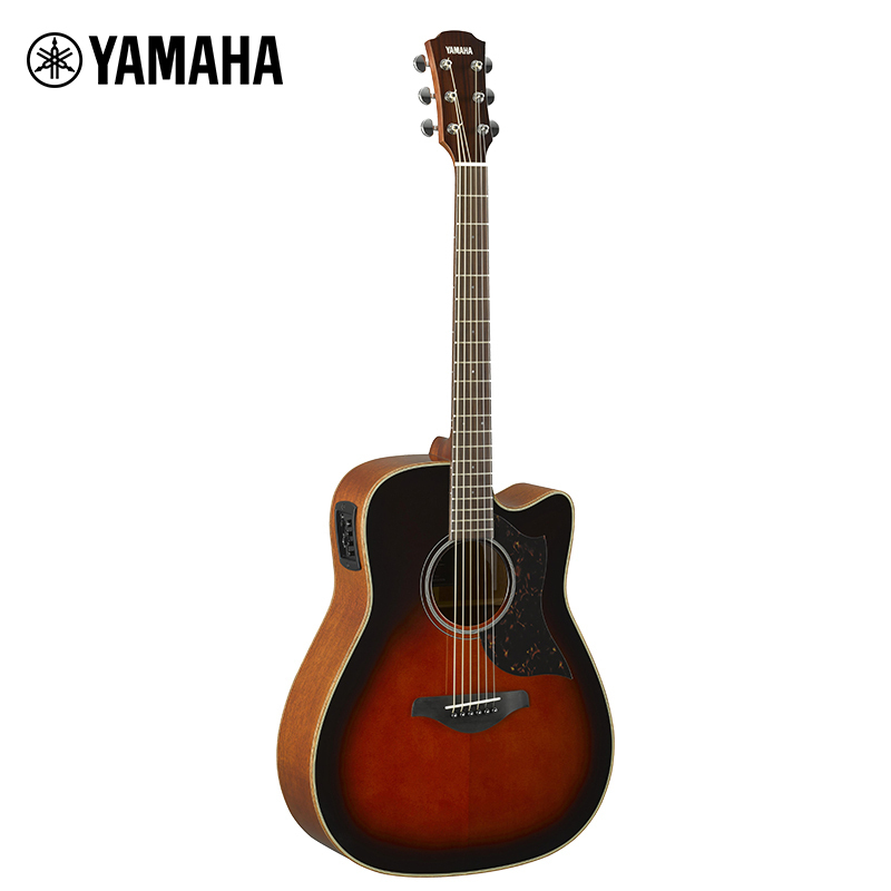YAMAHA雅马哈吉他A1R/AC1R/A1M/AC1M 缺角单板民谣吉他表演舞台演出jita 40/41英寸高清大图