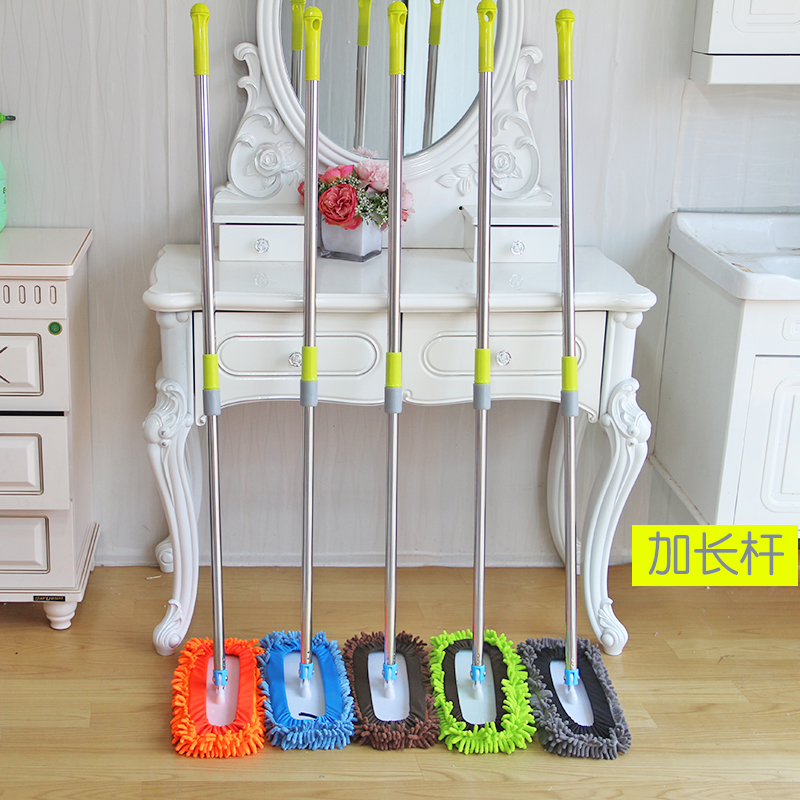 平板吸水拖把家用一拖净雪尼尔干湿两用平板拖木地板瓷砖拖地高清大图