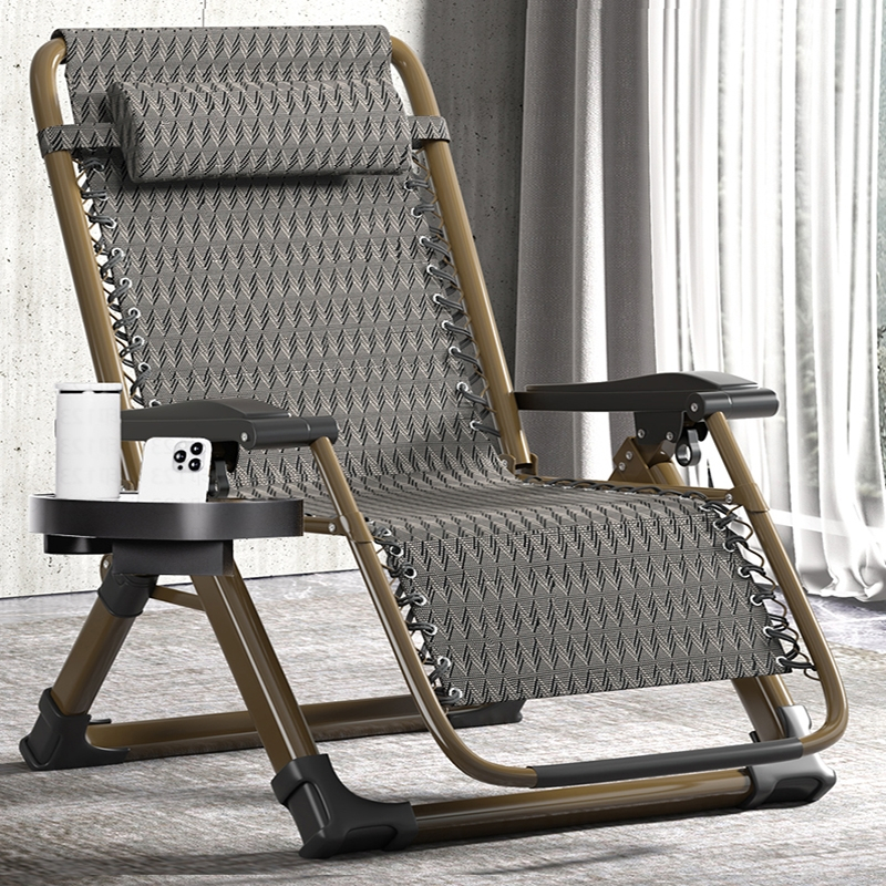 时光旧巷躺椅折叠午休睡椅办公室沙滩椅成人休闲靠椅夏天老人家用逍遥