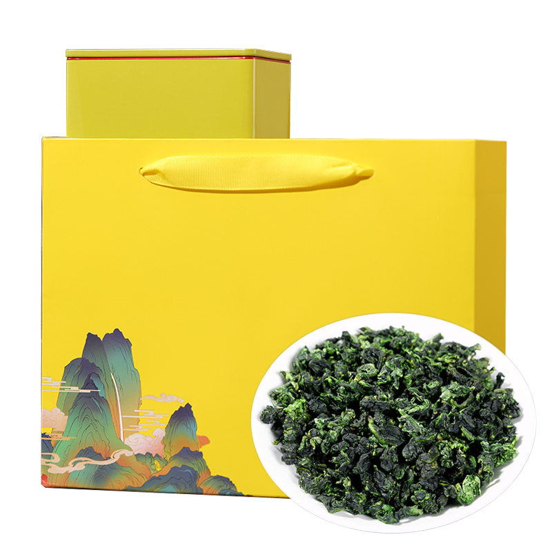 源御露(Yuan Yu Lu)安溪新茶铁观音清香型秋茶散装黄色铁罐装乌龙茶叶500g