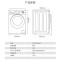 海尔(Haier)全自动滚筒洗衣机一级变频节能家用大容量高温桶自洁消毒中途添衣洗涤EG80B08W