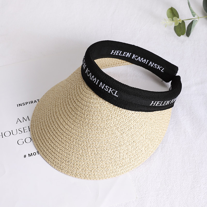 南极人户外夏季空顶防晒帽子女大帽檐遮阳帽发箍太阳帽遮全脸骑车