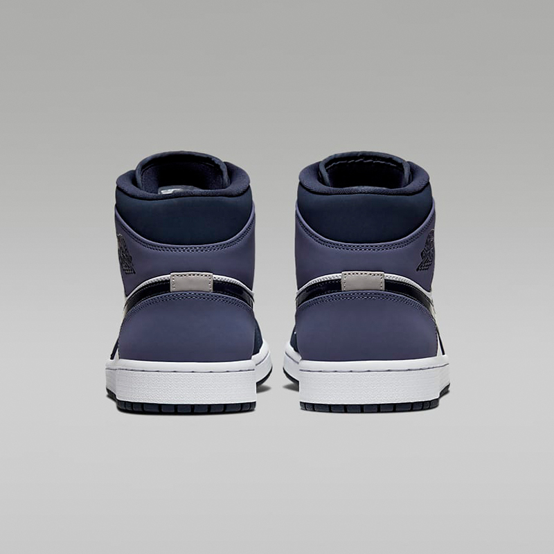 耐克jordan 1 aj1桑德紫 黑紫脚趾 中帮复古男鞋篮球鞋554724-445