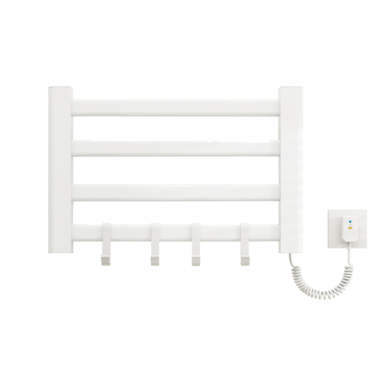 SIOYIE芯毅 智能电热毛巾架家用浴室卫生间毛巾杆电加热恒温浴巾烘干置物架免打孔安装R160(自行安装)