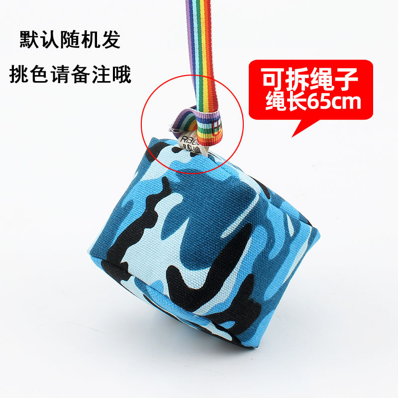 沙包儿童丢沙包手工扔小号幼儿园小学生迷彩亲子传统投掷游戏玩具|3个[9厘米150克]不同
