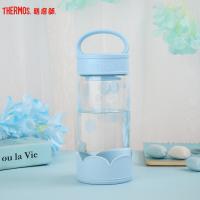 朱一龙同款thermos膳魔师几何系列玻璃杯花茶杯便携波波王子随手杯膳魔師水杯滤网杯子男女喝茶
