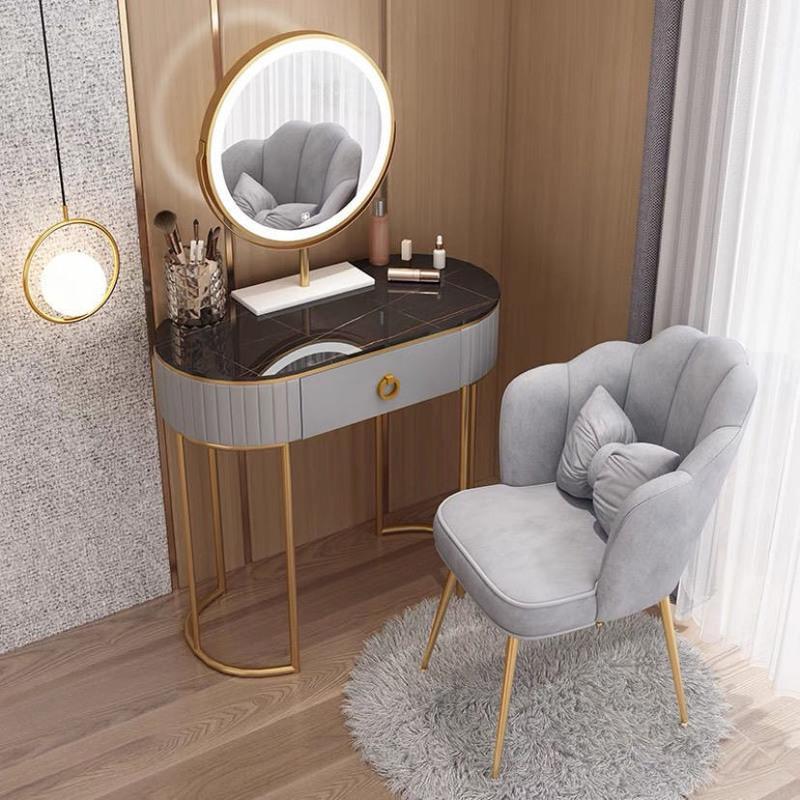 轻奢小户型梳妆台卧室现代简约网红ins风化妆桌收纳柜一体化妆台
