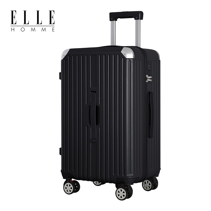 ELLE HOMME EH2531241 加厚防刮耐磨拉杆箱 24寸暗夜黑
