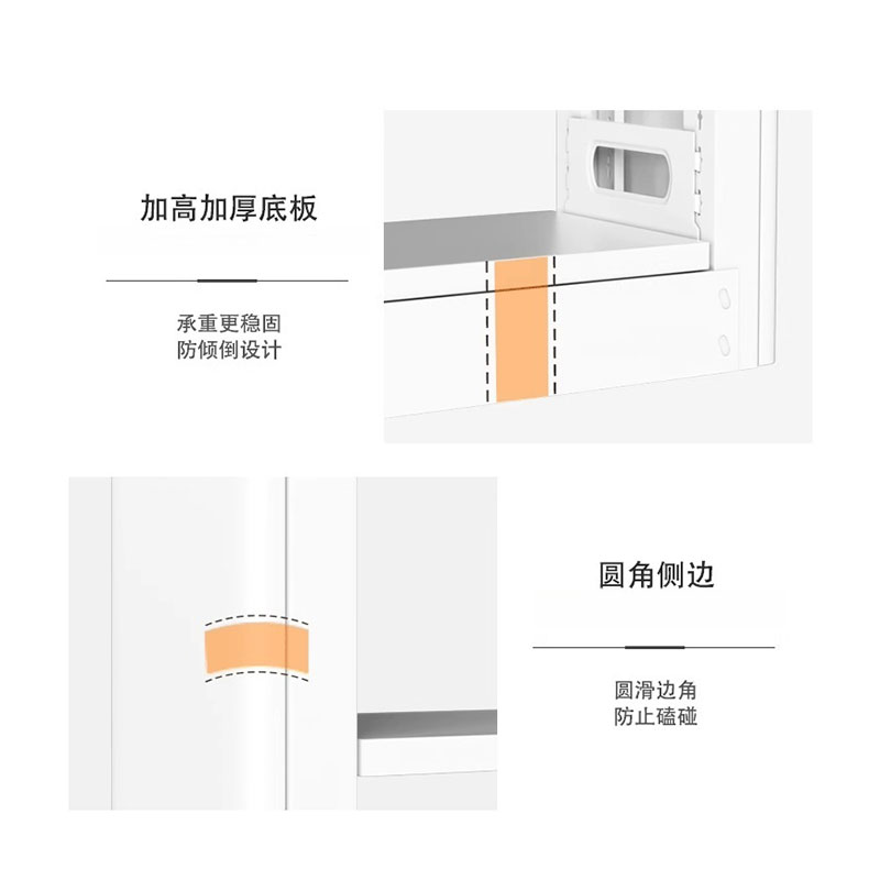 宜掌柜 钢制书架 双面一列一组五层 组高清大图