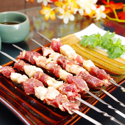阿勒穆斯 草原好味道 内蒙古草原羊肉串 6人套餐80根/袋