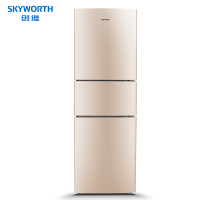 创维(SKYWORTH) W24HP 245L三门变频风冷冰箱 电脑控温 独立三温 内嵌式风道 节能家用(普利金)