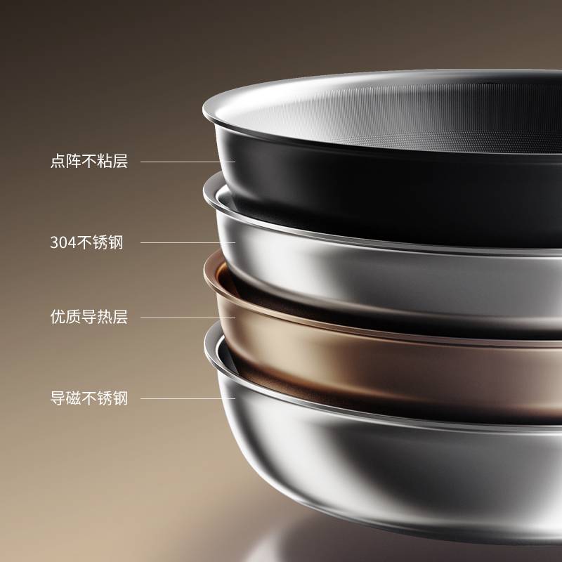 康巴赫0氟钛不粘煎锅26cm(无盖)高清大图