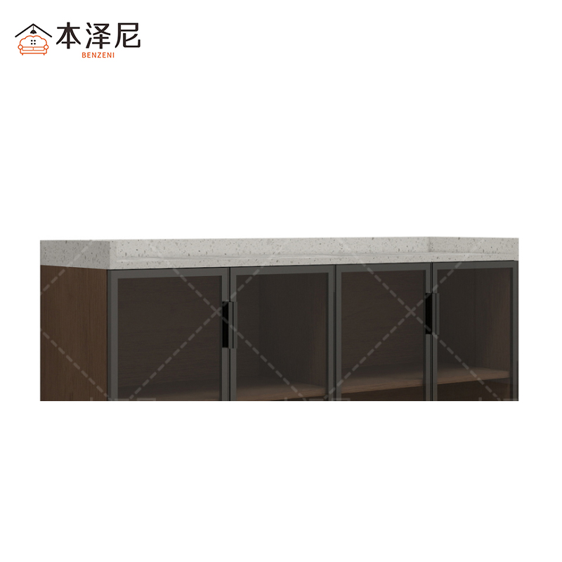 本泽尼 四门茶水柜 HTZH-BB071 1400*400*780mm 个高清大图
