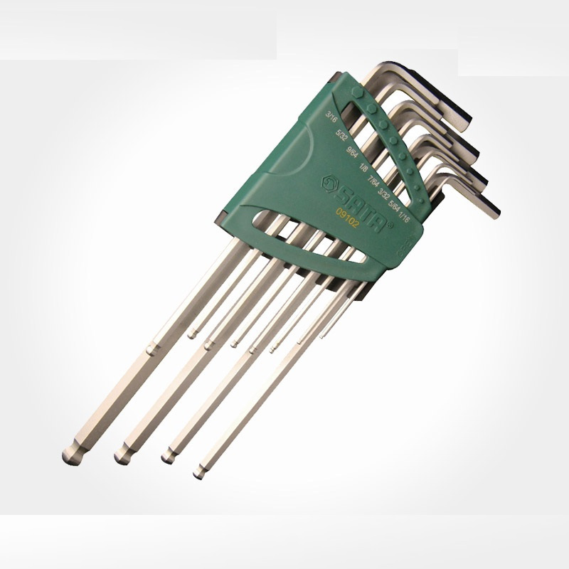 世达(SATA)09105 内六角扳手 9件套公制
