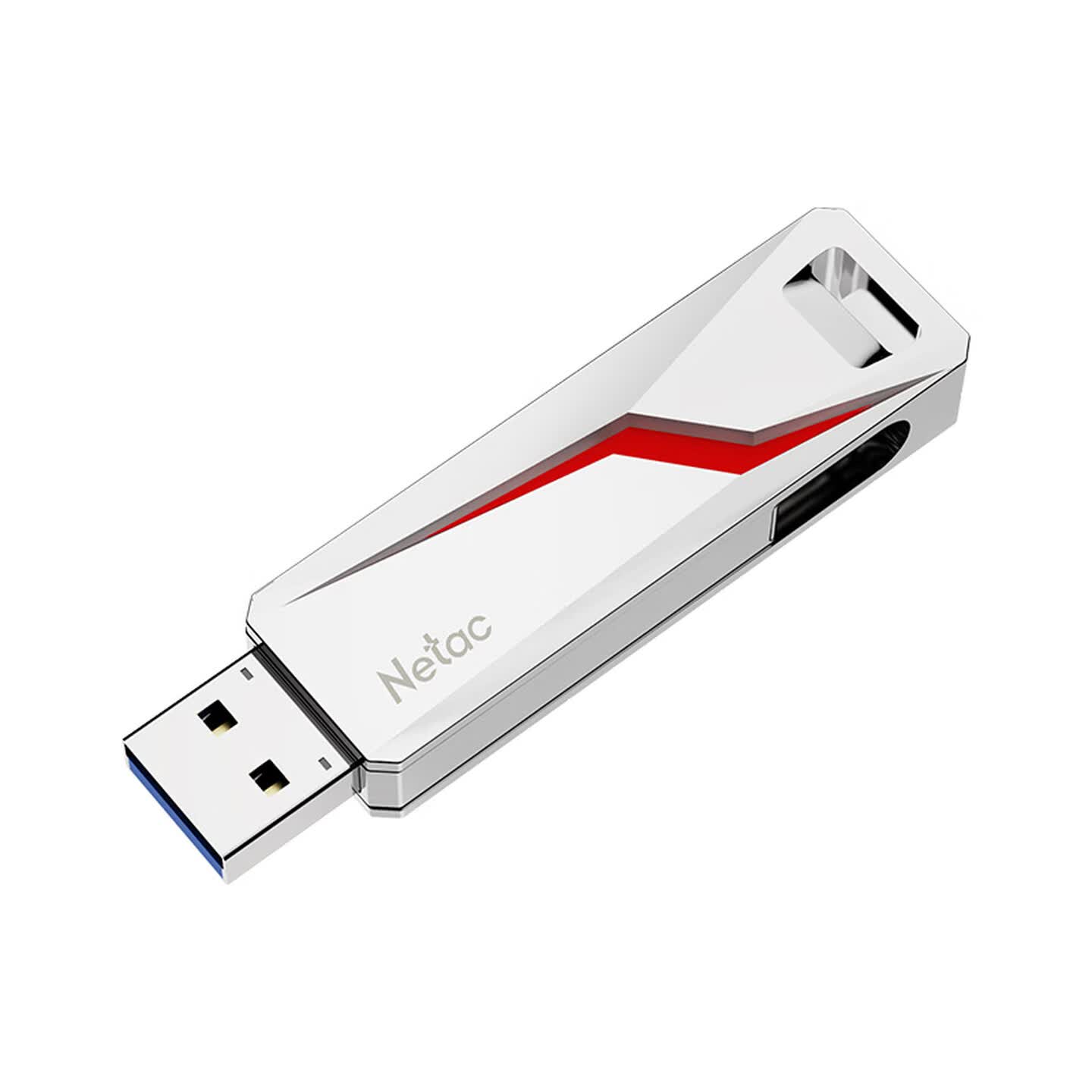 朗科(Netac)US27-256G 国产固态多功能U盘 珍珠铬 USB 3.2+Type-C高清大图