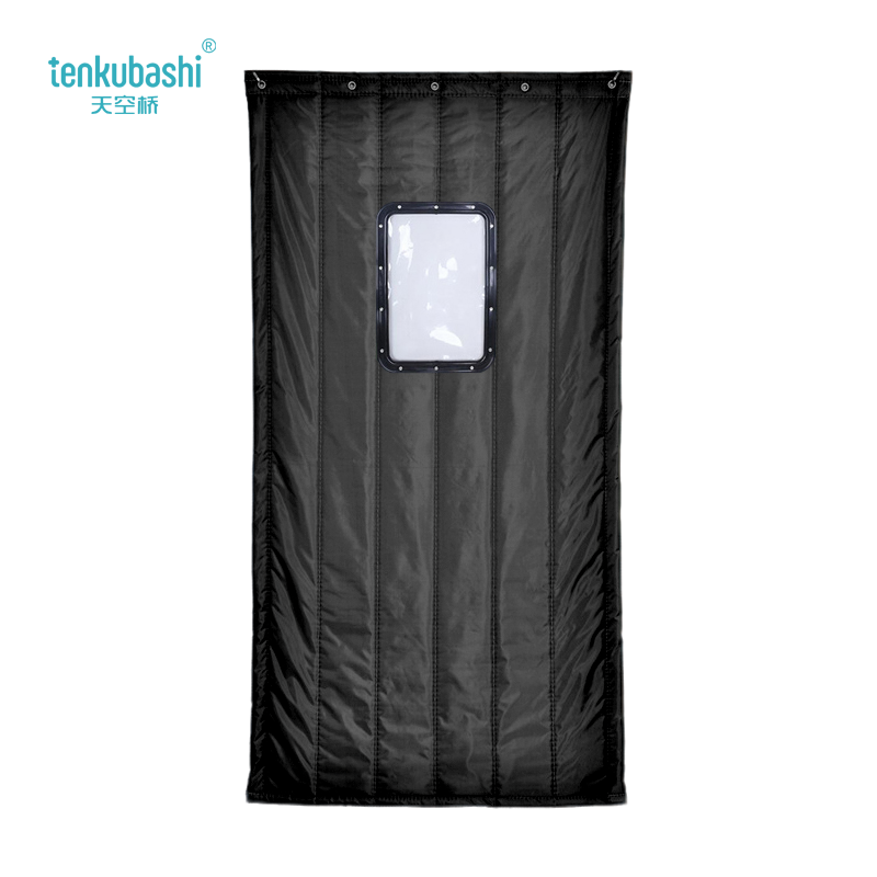 天空桥 棉门帘 MML-147纯黑色40*60cm八层棉 平方米高清大图