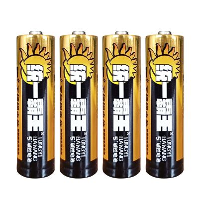 统一霸王电池5号7号玩具遥控器钟表电池aa5号电池批发碱性5号简装热缩