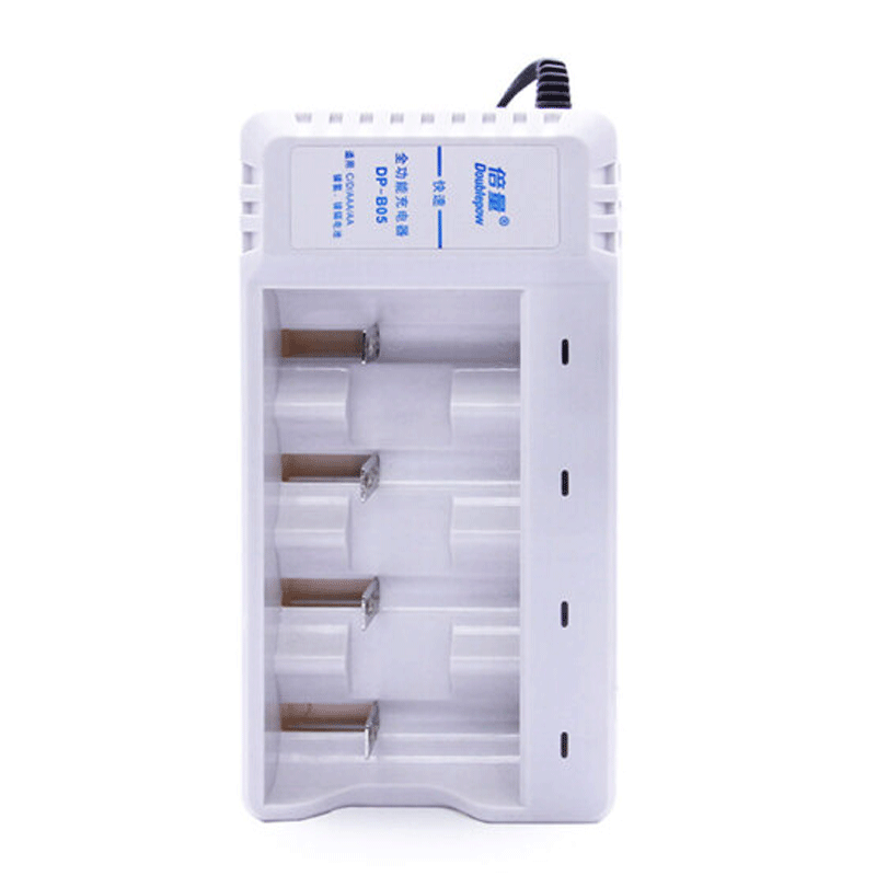 iDiskk 倍量 2号充电电池充电器套装配4节C型b05 可充1号5号7号可替代1.5v干电池lr14