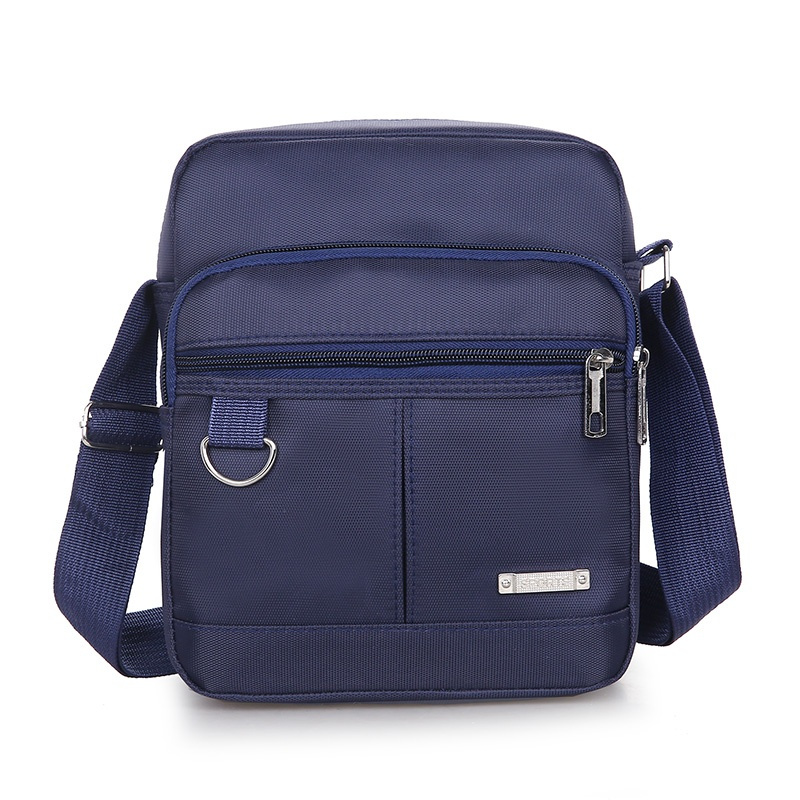 男包牛津布包单肩斜挎包男士包包休闲帆布包挎包小包公文包电脑包竖版