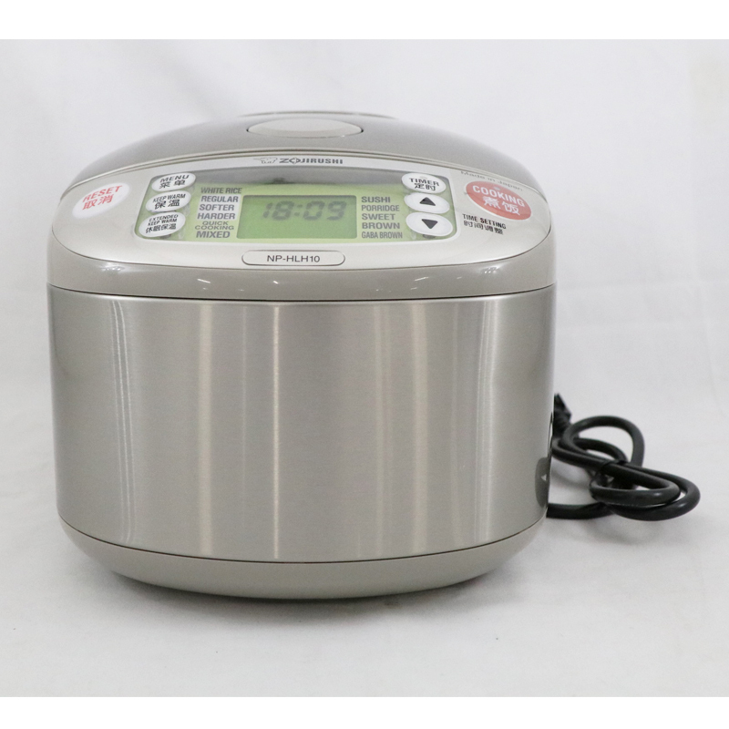 (ZO JIRUSHI)象印电饭煲NP-HLH10(3升)IH加热圆形厚釜内胆中英文操作按键中文说明书220V电压