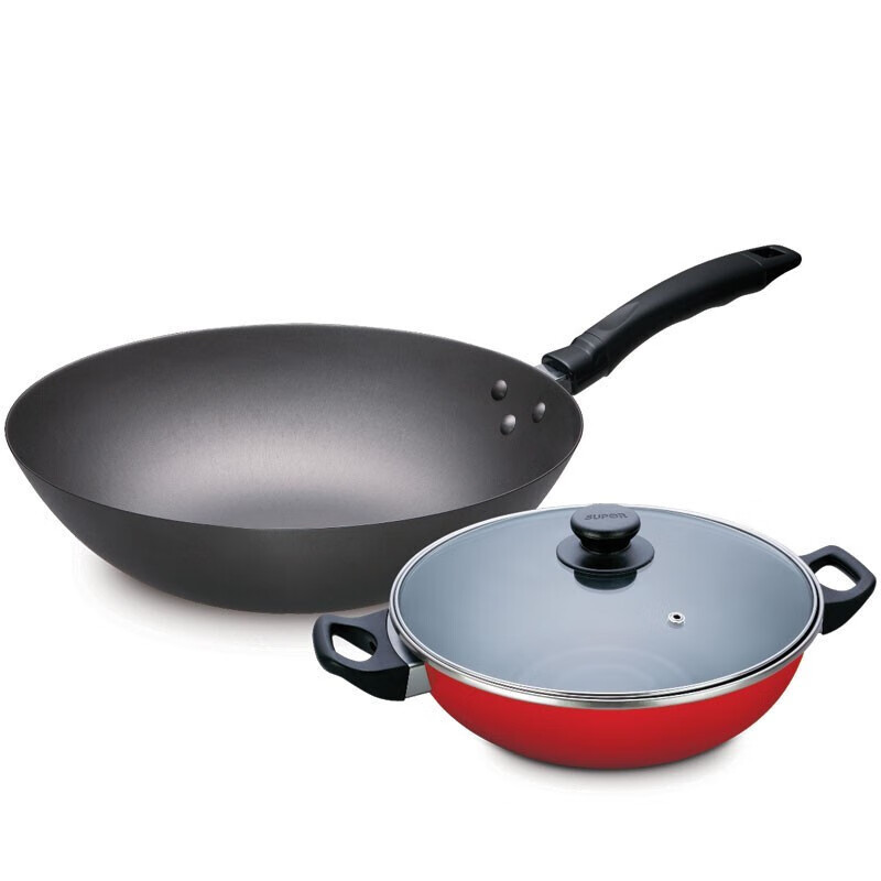 苏泊尔SUPOR套装锅爱家两件套 32cm炒锅+ 26cm汤锅 VTP1634T (11-50件单价)高清大图