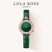 Lola Rose新款小绿表 手表女轻奢女表复古绿色女士手表