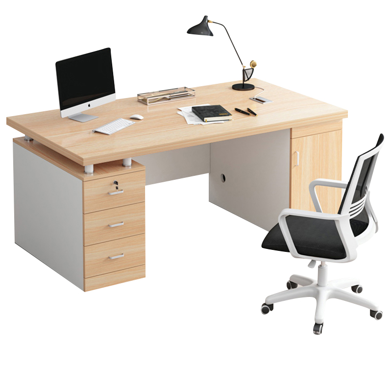 电脑桌木质高清大图