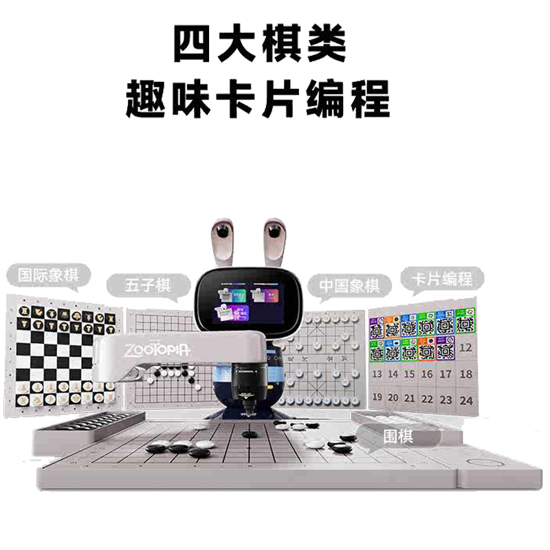 元萝卜智能机器人迪士尼疯狂动物城朱迪彩色触摸屏6-14岁儿童娱乐伙伴100克超轻设计高清大图