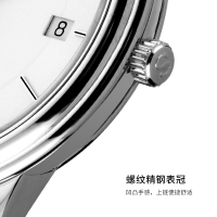 海鸥表(SEAGULL)手表 休闲 正装 时尚搭配 男士商务腕表 自动 机械表 表带男款 机械表男 M201S