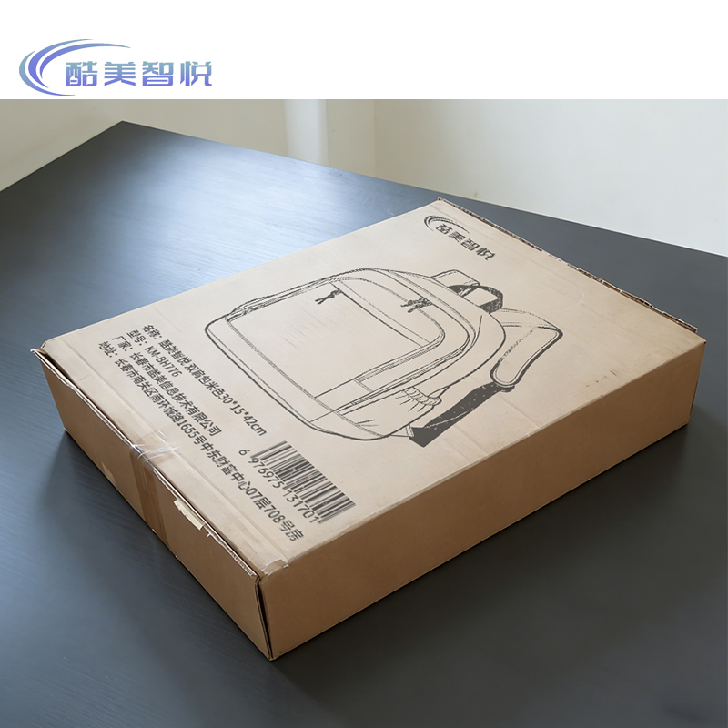 酷美智悦 双肩包米色30*15*42cm KM-BH776 个高清大图