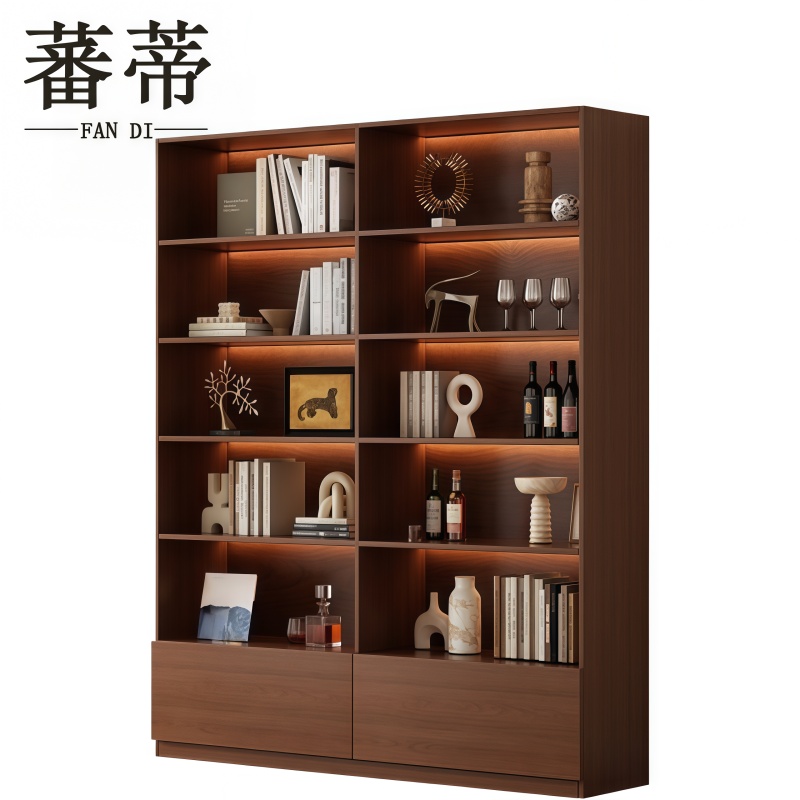 蕃蒂 防尘柜.无门双抽 台