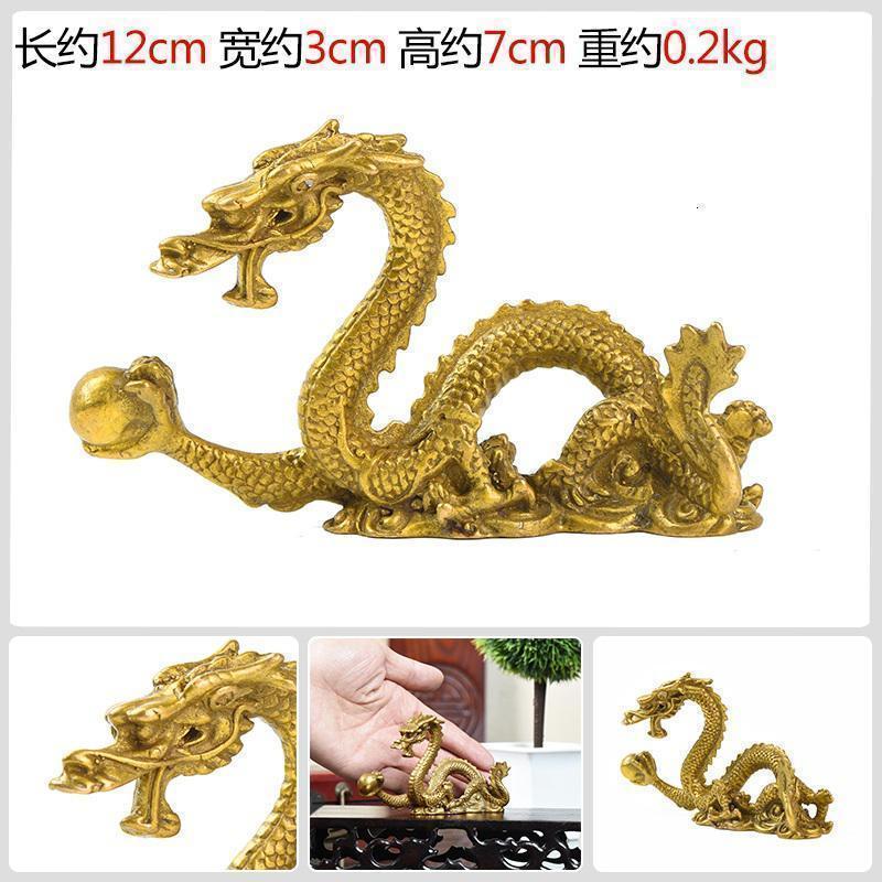 铜龙摆件纯铜 镇宅助运工艺品 青龙摆件四神兽龙摆件