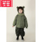 可莉允儿童棉服保暖2022新款洋气男童棉衣冬季加厚宝宝棉袄连帽外套