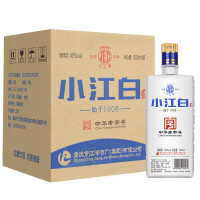 45度白酒重庆几江牌小江白国产白酒500ml*8瓶 整箱装纯高粱粮食酒