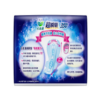 乐而雅超瞬吸纤巧夜用35CM护翼型卫生巾4片(花王出品)