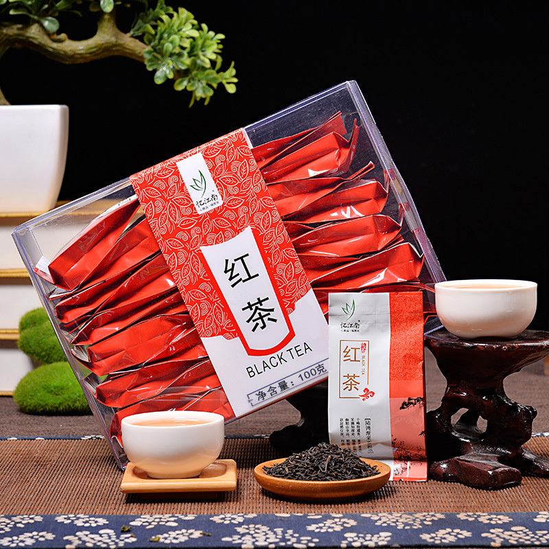忆江南茶叶红茶香浓醇厚鲜甜爽口工夫红茶塑盒红茶100g