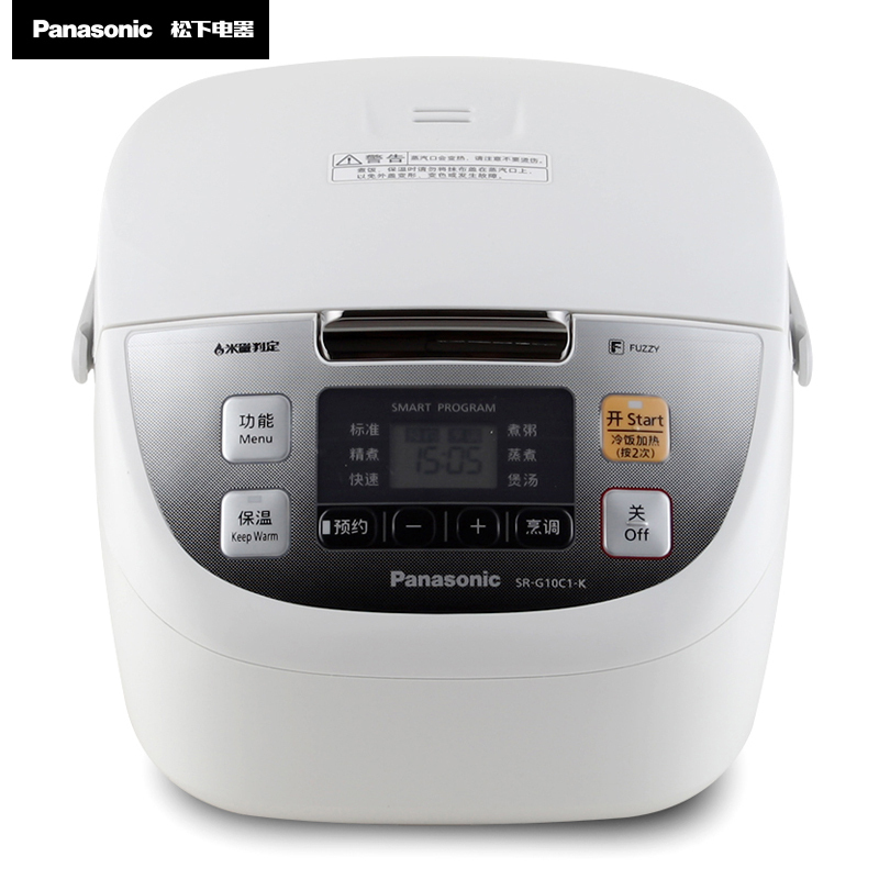 松下(Panasonic)电饭煲 SR-G10C1-K 3.25L(对应日标1.0L) 备长炭厚锅 底盘加热 电饭锅高清大图