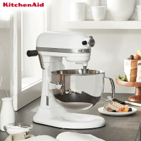 凯膳怡(KitchenAid) 5.7L升降式厨师机双碗家用小型和面机揉面搅拌机5KSM6583C冰蓝
