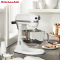 凯膳怡(KitchenAid) 5.7L升降式厨师机双碗家用小型和面机揉面搅拌机5KSM6583C冰蓝