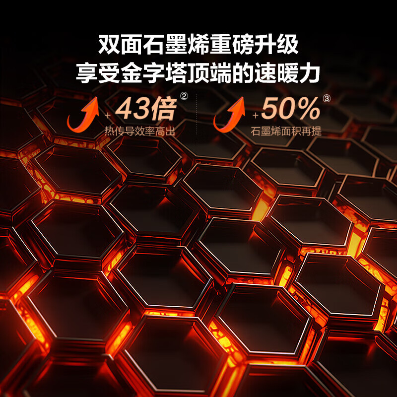 艾美特语音智能石墨烯踢脚线/取暖器/暖风机/电暖器/电暖气片 家用加湿节能防水移动地暖 HD22-R48U
