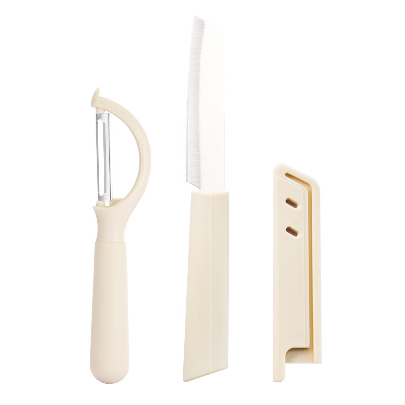 朗赫刀具两件套方便收纳不锈钢防滑弧形手柄握感舒适LH-GJ35