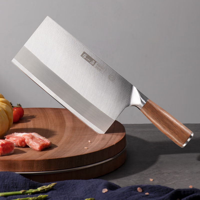 张小泉 铭匠系列复合钢刀具菜刀家用切片刀厨房斩切刀1#厨师刀D50861100高清大图