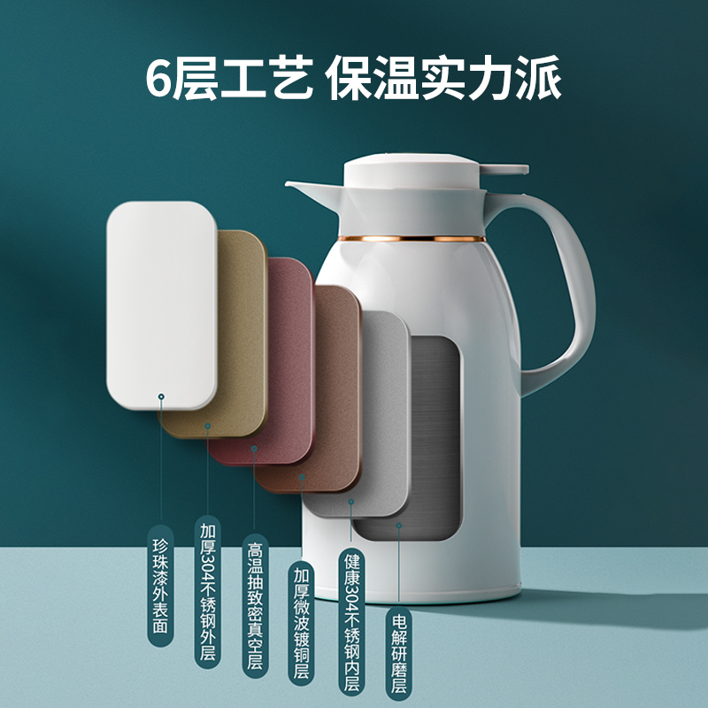 炊大皇(COOKER KING) 舒家保温壶2.2L