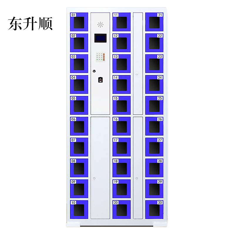东升顺智能手机柜存放柜充电柜存包柜储物柜30门充电透明款