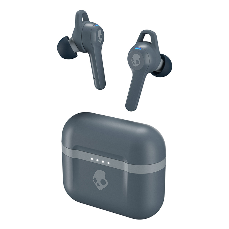 Skullcandy 骷髅头INDY EVO真无线蓝牙入耳式耳机 运动跑步健身耳机IPX55防水防汗 灰色